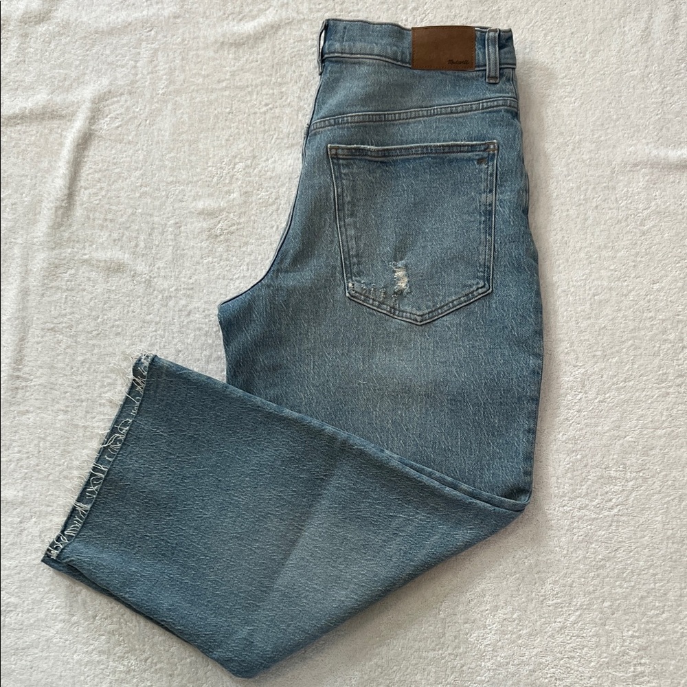 Madewell The Perfect Vintage Wide-Leg Crop Jean, Size 30